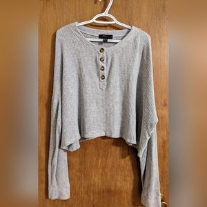 ⚡5 for 25 ⚡Forever 21 cropped Henley size 3X